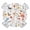 Red Blue Yellow, variant on Blue Seahorse Coastal Round Tablecloth for 36-44 Inch Tables,Fitted Table Cover with Elastic Edge,Summer Beach Nautical Ocean Coral Vintage Waterproof Outdoor Table Cloth Protector for Patio Dinner