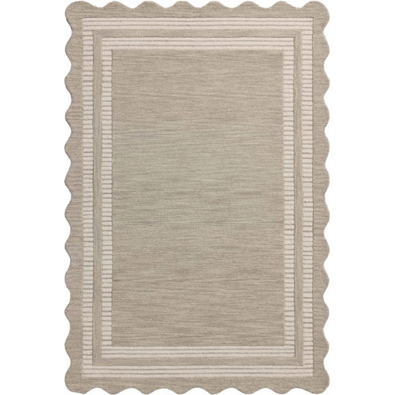 Chris Loves Julia x Loloi Scottie Fog / Ivory 5'-0" x 7'-6" Area Rug