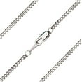 thumbnail image 4 of Mens Pewter Saint John Baptist de la Salle Medal Pendant on 24" Rhodium Plated Heavy Curb Brass Chain with Lobster Claw clasp, Catholic Religious Necklace -Made in USA- Velvet Gift Box, 4 of 7