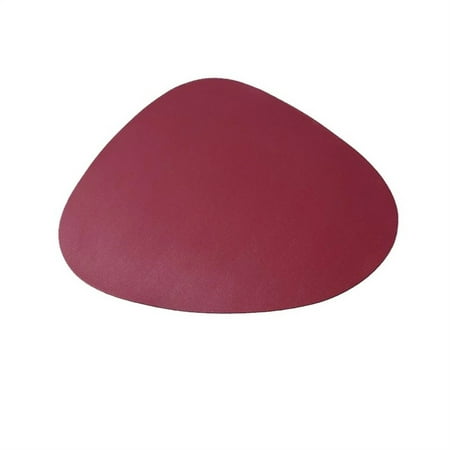

39CM PU Leather Placemats Place Mats Coffee Coaster Waterproof for Kitchen Table- Kitchen Dining & Bar