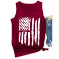 thumbnail image 2 of JFGHDG Tank Tops 4th Of July Patriotic Tank Tops Patriotic Print Tank Tops Patriotic Graphic Tee Outfits Patriotic Tank Tops For 4th Of July Vest Tops Red L, 2 of 4