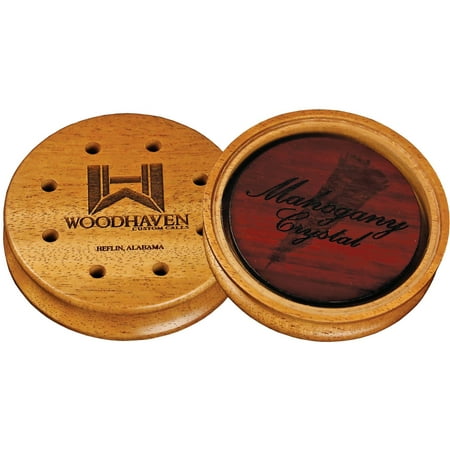 Woodhaven Calls Mahogany Crystal Friction Call Turkey Yelps
