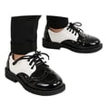 thumbnail image 2 of Gyujnb Boys Wingtip Dress Shoes Lace Up Low Top Formal Shoes (Little Boys, Big Boys),4.5-5 Years, 2 of 8