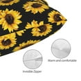 thumbnail image 3 of Pofeuu Sunflower 6 Print Polyester Microfiber Plush Pillowcases, Super Soft and Cozy Pillow Case Covers with Envelop Closure（Pillow core not included）-16"x24", 3 of 6