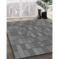 thumbnail image 3 of Ahgly Company Machine Washable Indoor Rectangle Transitional Grey Gray Area Rugs, 6' x 9', 3 of 7