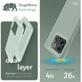 thumbnail image 3 of TUDIA MergeGrip Oneplus 10T Case Dual Layer Heavy Duty Phone Case - Green Lily, 3 of 7