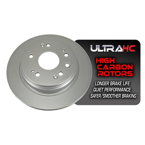 UltraHC Coated High Carbon Brake Rotor, Rear UR000289, Honda CR-V 2004-2002
