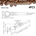 thumbnail image 2 of FYJUCPA Coffee Scoop with Funnel, 4 Pack 1oz Capacity Measuring Scoop with Funnel for Reusable Refillable Coffee Pods Protein Powder Tea, 2 of 11