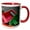 Red/White, variant on 3drose, Usa, Massachusetts, Cape Ann, Rockport, Rockport Harbor, Rowboats, 11oz Two-tone Green Mug