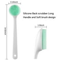 thumbnail image 5 of Back Scrubber for Shower, 2021 Updated Silicone Bath Body Brush,Easy to Clean Washer Exfoliating More Hygienic (Green), 5 of 8