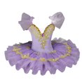 thumbnail image 2 of ATOGUTA Tutu Swan Dress for Girls Elegant Ballet Performance Gown for Recitals Purple, Size 1T-14, 2 of 3