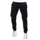 thumbnail image 2 of Pantalones casuales de longitud completa para hombre, pantalones retráctiles con bolsillos cargo y cordones, leggings casuales, pantalones casuales de longitud completa para hombre, 2 of 7