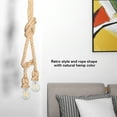 thumbnail image 3 of Lámpara de 1,5 M, Colgante de Cuerda de Cáñamo, Lámpara de Cáñamo, Kit de Iluminación Colgante, Base E27, Lámpara de Filamento Vintage Retro Para Comedor, Restaurante, Restaurante,, 3 of 7