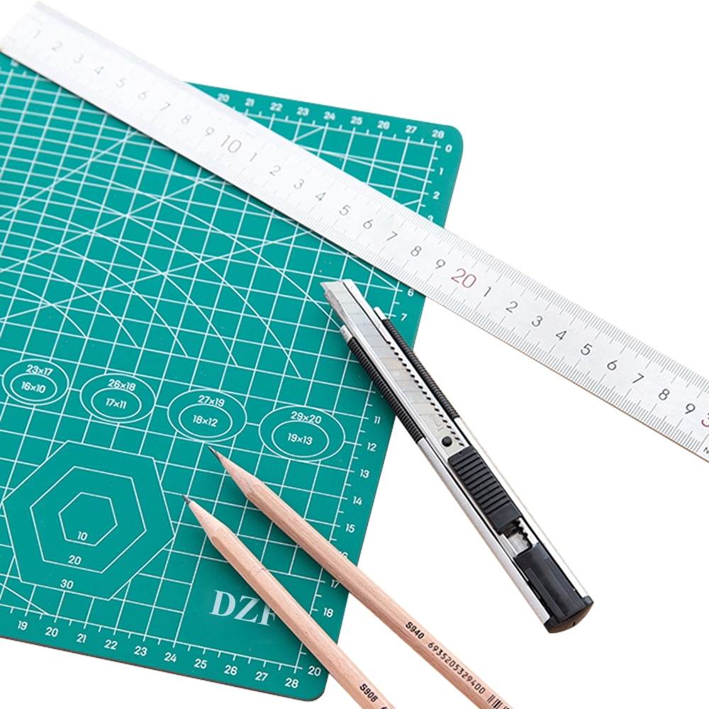 DZF Cutting mats for arts and crafts use, Cutting Mat 17.7 * 11.8inch Mat Precision Healing Rotary Carving Crafts Board Self Sewing Art Pad