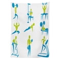 thumbnail image 3 of Ambesonne Fitness Tablecloth Rectangular Table Cover, Gym Activity Equipment, 52"x70", Apple Green Sky Blue, 3 of 4