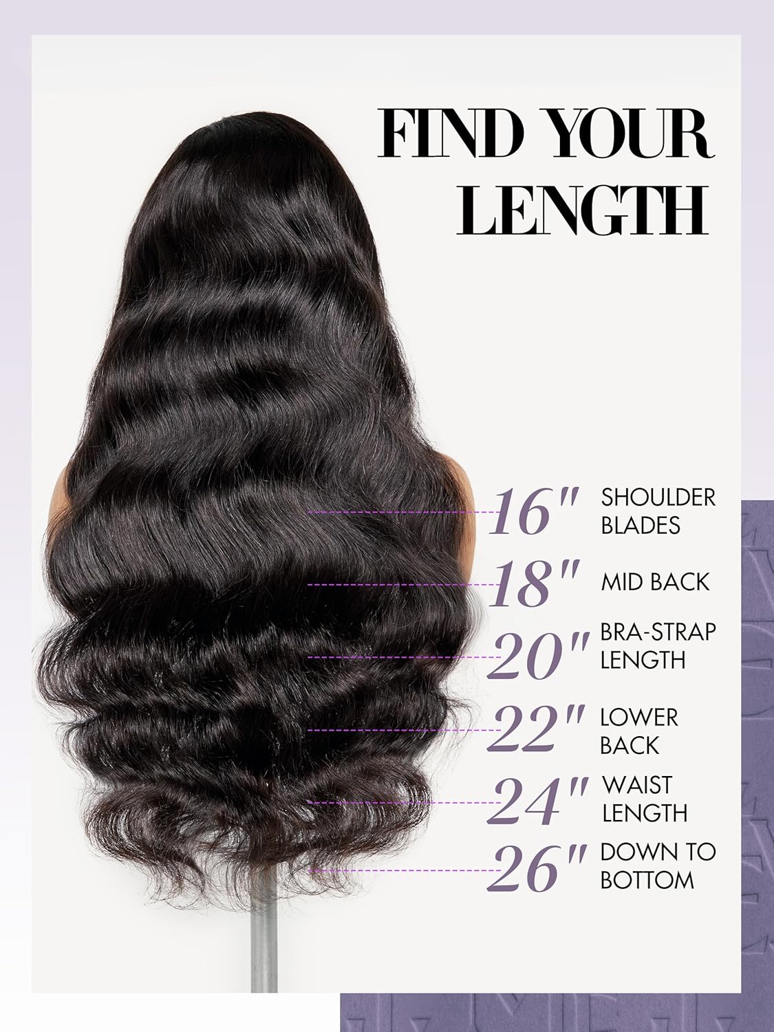 LUVME Clip in Hair Extensions 14" Real Human Hair Natural Black for Women on Thick Body Wavy Extensions