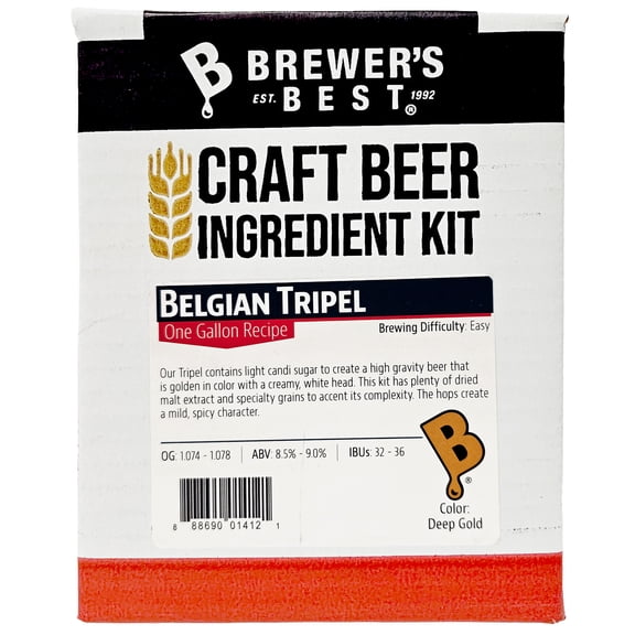 Brewer's Best One Gallon Home Brew Beer Ingredient Kit (Belgian Tripel)