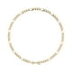 thumbnail image 1 of Pulsera Italiana Figaro Hueca de 10 Quilates 2.0mm 21.5 Cm Imperial Jewelry, 1 of 7