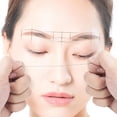 thumbnail image 2 of 1 Pack Tattoo Thread Eyebrow Marker Tattoo Brows Point Pre Inked Brow Mapping String Eyebrow Thread, Brown, 2 of 4