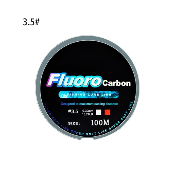 Hi.FANCY Fishing Line Saltwater Freshwater transparent fishing line River Pond Fishing Thread Outdoor Camping Angling Accessory, Size 3.5