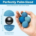 thumbnail image 3 of 4PCS Silicone Magnetic Balls Fidget Toys, Stress Relief Sensory Toy for Autism ADHD Anxiety, Office Fun Textures Gadgets, Stocking Stuffers Gift for Adults Teen, Blue, 3 of 8