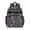 Bernese Mountain Dog, variant on Basset Hound and Floral Blue Pattern Backpack for School, Cute School Bag with Adjustable Shoulder Straps and Padded Back, 15.25"x11.5"x5.25"