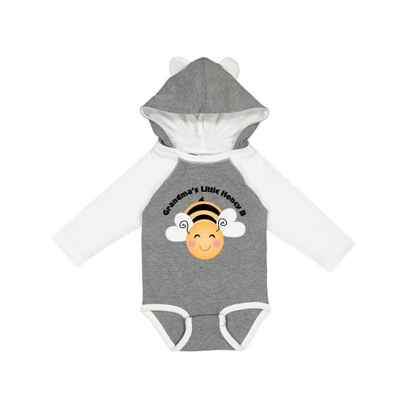 Inktastic Grandma's Little Honey Bee Boys or Girls Long Sleeve Baby Bodysuit