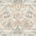 thumbnail image 5 of SAFAVIEH Micro-Loop Freddy Floral Wool Area Rug, Ivory/Blue, 5' x 5' Round, 5 of 6