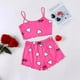 thumbnail image 1 of MKLEKYY Conjunto De Pijama Para Mujer, Camisola, Lencería, Top Y Pantalones Cortos Con Estampado De Lechuga, 1 of 3