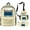 Beige, variant on Jey Uso Main Event Backpack 3 Piece Set Rucksack Crossbody Bag Women Men Casual Daypack Travel Bags