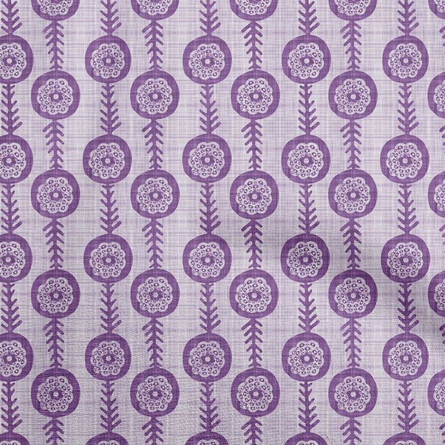 oneOone Polyester Lycra Purple Fabric Block Sewing Craft Projects Fabric Prints By Yard 56 Inch Wide