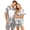 FH66_White, variant on Lumtrix Matching Pajamas for Couples Men and Women Satin Button Down Loungewear Short Sleeve Sleepwear Soft 2 Pcs Pj Set（Men) Cyan 3XL