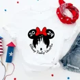 thumbnail image 3 of Ropa de vacaciones familiares de Disney, moda para viaje a Disneylandia, camiseta informal para niña, ropa de calle de manga corta de verano, camiseta para bebé niño, 3 of 5