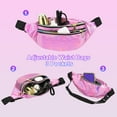 thumbnail image 4 of Uxcell 9 Pieces Holographic Neon Waist Bag 80s 90s Party Adjustable Waist Packs Bulk Laser Waist Bum Bag 9 Colors, 4 of 7