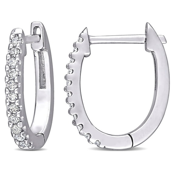 Everly Women's Diamond 10k White Gold Earrings