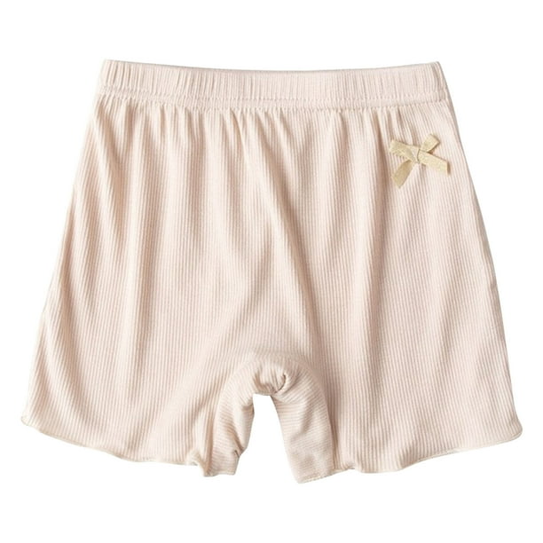 Odeerbi 2-14 Años Niñas Pantalón Corto Bicicleta Algodón Alta Seguridad Bajo Vestido Slip Pantalón Corto Yoga Danza Pantalón Corto Lazo Mallas Casual Pantalón Corto