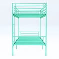 thumbnail image 4 of DeepRoar Bunk Bed Twin Over Twin, Heavy Duty Metal Bunk Bed Frame with Ladder and Guardrail, Convertible 2 Beds, Bunk Bed for Adults and Teens, Space-saving Bunk Bed for Bedroom, Dorm, Easy Assembly, 4 of 8