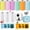 colorful, variant on 10 Rolls Thermal Sticker Paper for Mini Printer,Self-Adhesive Paper 57 * 25mm, White Clear printing Paper for Pocket Inkless Portable Photo Printer to Print Note,Study,DIY