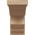thumbnail image 2 of 8"W x 16"D x 16"H Classic Sheridan Rough Cedar Woodgrain TimberThane Corbel, Primed Tan, 2 of 6