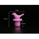 thumbnail image 2 of Juego de 6 tapones para botellas de vino, tapones de silicona para vino, bonitos, decorativos, colores variados, 2 of 4