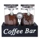 thumbnail image 1 of Recipientes de café de vidrio WYTAOHZL, 2 unidades, 1600 ml, con estante y cuchara, 1 of 6