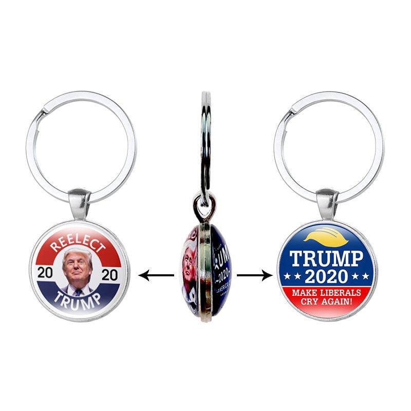 Election Politics Trump 2020 Key Ring Key Holder Key Buckle President Keychain