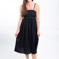 thumbnail image 6 of Elsie & Zoey Sarai Large Jet Smocked Bodice Toile De Jouy Midi Dress for Women, 6 of 10
