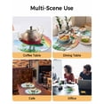 thumbnail image 2 of 15 Inch Round Placemats Set of 4, St. Patrick's Day Non Slip Heat Insulation PP Table Mats, Green Shamrock Hat Ladybirds Daisy Rainbow Washable Place Mats for Kitchen Dining Party Table Decor, 2 of 7