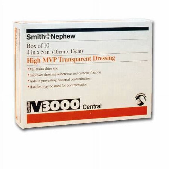 Smith and Nephew Opsite Transparent Adhesive Dressing 5.5"x4" 50/bx 4975