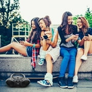 iLive Portable Bluetooth Boombox with FM Radio, IBC233B