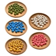 thumbnail image 1 of 100 cuentas de lentejas de silicona de 0.472 in para hacer llaveros, kit de clips para chupete, cuentas redondas de goma para dentición, collar, pulsera, cuentas, accesorios de joyería, 1 of 5