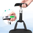 thumbnail image 5 of Báscula electrónica para equipaje, báscula portátil para maletas de viaje, función de medición de temperatura, función de tara, máximo 50 kg/110 lb para viajes, 5 of 5