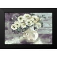 thumbnail image 2 of Tre Sorelle Studios 18x13 Black Modern Framed Museum Art Print Titled - White Flowers in Pottery Pitcher, 2 of 5