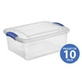 thumbnail image 1 of Sterilite 14L Latch Box - Stadium Blue, 1 of 7